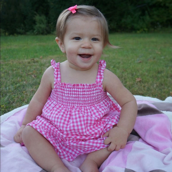 carters pink gingham dress Carter's | Dresses | Pink Gingham Dress By Carters Is In Like New Condition  Size 2 Months
